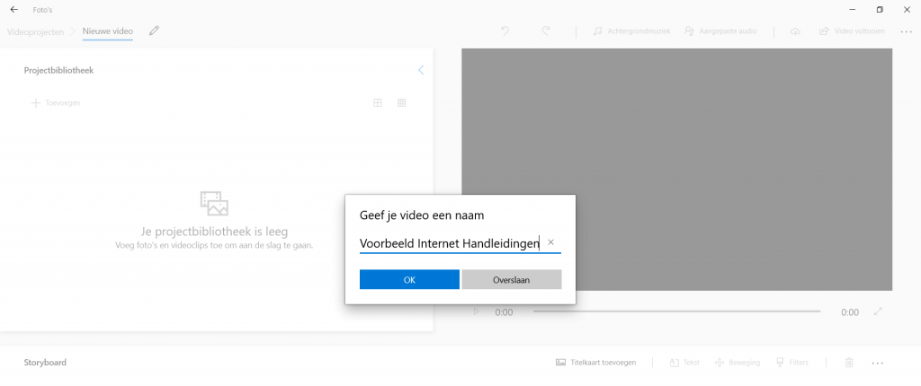 Windows foto video maken 2