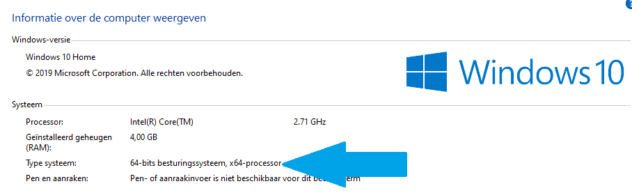 windows-bit-versie