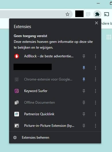 chrome-extensies-update