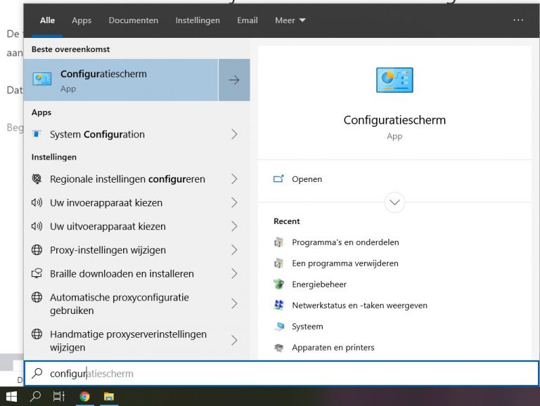 Programma verwijderen in Windows 10 Handleidingen