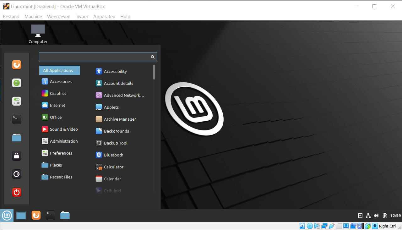 VirtualBox Guest Additions installeren Linux Mint Handleidingen