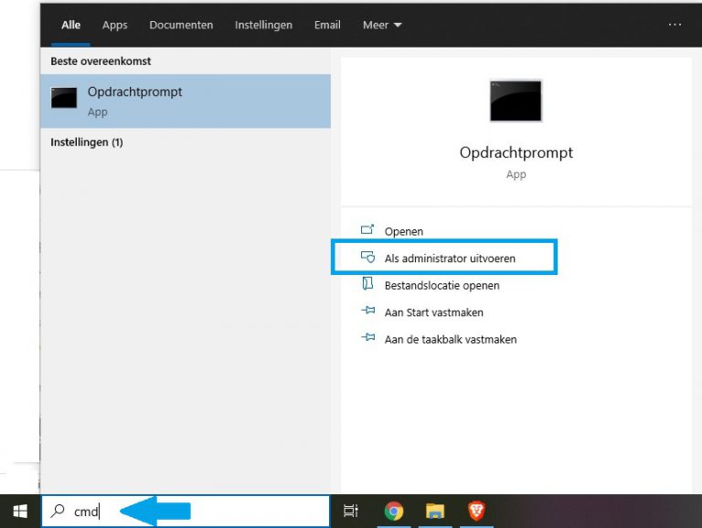 Command prompt openen als administrator internet handleidingen