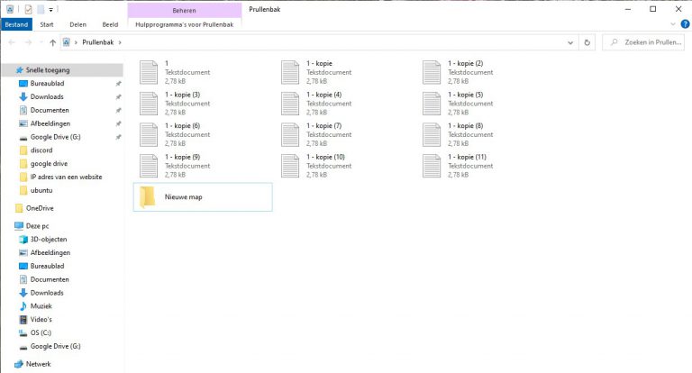 Prullenbak leegmaken Windows | Internet Handleidingen
